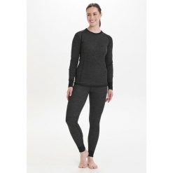 Legginsy termoaktywne damskie Whistler Camea Merino. Czarne bielizna sportowa damska Whistler, bez wzorów. Za 219.99 zł.