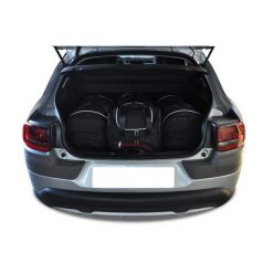 Torby Do Bagażnika Citroen C4 Cactus 2014-2017 4Szt Kjust. Czarne torby podróżne damskie KJUST, bez wzorów. Za 1,144.00 zł.