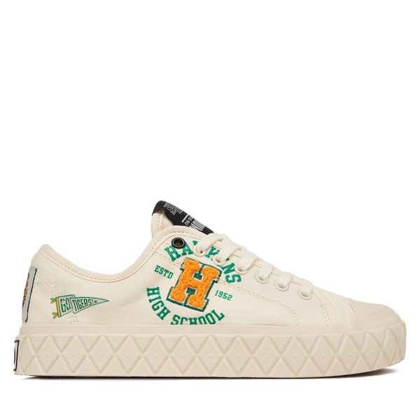 Trampki Palladium. Białe trampki i tenisówki damskie Palladium, bez wzorów, bez zapięcia. Za 449.99 zł.