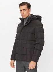 Geox Kurtka zimowa Hilstone M3628C T2941F 9000 Czarny Regular Fit. Czarne kurtki męskie Geox, na zimę, m, bez wzorów, z syntetyku, bez kaptura. Za 1,279.00 zł.