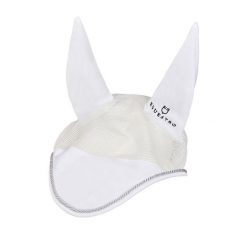Czapka z muchą dla koni Equestro Diamond. Czarne krawaty i muchy EQUESTRO, bez wzorów, z bawełny, eleganckie. Za 91.47 zł.