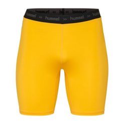 Spodenki termoaktywne piłkarskie dla dorosłych Hummel First Performance Tight. Brązowe bielizna sportowa damska Hummel, l, bez wzorów. Za 84.00 zł.