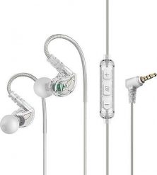 Słuchawki MEE audio MEE Audio M6-R3 SĹuchawki dokanaĹowe sportowe z pilotem, IPX5 - Clear. Słuchawki dokanałowe Mee Audio. Za 115.37 zł.