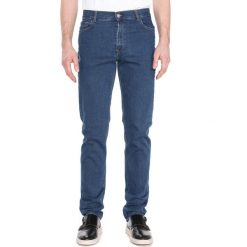 Trussardi Jeans 380 Dżinsy Niebieski. Niebieskie jeansy męskie TRUSSARDI JEANS, z bawełny. Za 438.95 zł.