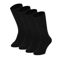 Podkolanówki termiczne męskie 2 pary. Czarne skarpety męskie HEAT KEEPER, bez wzorów, z elastanu. Za 148.10 zł.