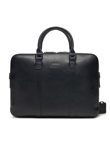 Valentino Torba na laptopa Horizon VBS8UT29 Czarny. Czarne torby na laptopa damskie Valentino, bez wzorów, ze skóry. Za 369.99 zł.