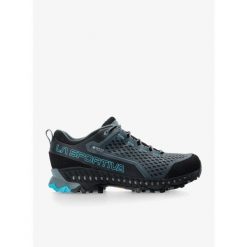 Buty turystyczne męskie La Sportiva Spire GTX. Szare buty zimowe męskie La Sportiva, bez wzorów, bez obcasa, bez zapięcia. Za 1,066.99 zł.