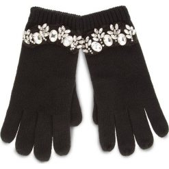 Rękawiczki Damskie TWINSET - Guanti AA8P5H Nero 00006. Czarne rękawiczki damskie Twinset, bez wzorów, z materiału. W wyprzedaży za 309.00 zł.