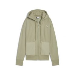 Damska rozpinana bluza z kapturem HER o luźnym kroju PUMA Lux Army Green. Zielone bluzy damskie Puma, l, bez wzorów, sportowe, bez ramiączek, z kapturem. Za 279.00 zł.
