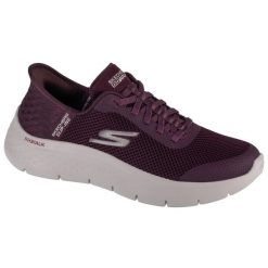 Buty sportowe Sneakersy damskie, Slip-Ins: GO WALK Flex - Grand Entry. Brązowe obuwie sportowe damskie Skechers, bez wzorów, bez zapięcia, trekkingowe, Skechers Sport. Za 299.00 zł.