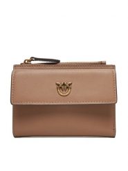 PINKO Portfel Compact Wallet AI 25-26 PCPL 103612 A29Q Beżowy. Brązowe portfele damskie Pinko, ze skóry. Za 749.99 zł.