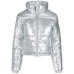 Damska kurtka Urban Classic Metalic Gt Parka. Szare kurtki damskie Urban Classics, na zimę, l, bez wzorów, bez kaptura. W wyprzedaży za 289.50 zł.