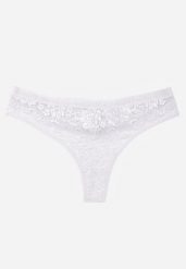 Szare Majtki Stringi z Bawełną Ozdobione Koronką Thelanthe. Szare majtki damskie Born2be, z bawełny. Za 9.99 zł.