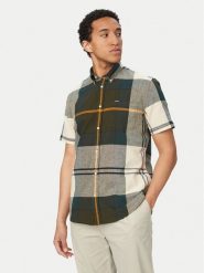 Barbour Koszula Douglas MSH5077TN51 Zielony Regular Fit. Zielone koszule męskie Barbour, l, bez wzorów, z bawełny, bez kołnierzyka, bez ramiączek. Za 379.99 zł.