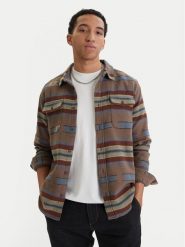 RVCA Koszula Dayshift 23A053505 Brązowy Regular Fit. Brązowe koszule męskie RVCA, m, bez wzorów, z bawełny, bez kołnierzyka, bez ramiączek. Za 409.99 zł.