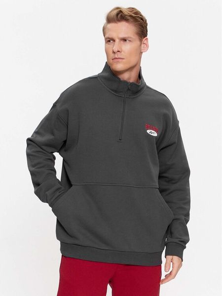 Reebok Bluza Archive Essentials IL8801 Szary Regular Fit. Szare bluzy męskie Reebok, m, bez wzorów, z bawełny, bez ramiączek, bez kaptura. Za 189.99 zł.