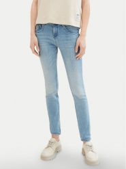 Tom Tailor Jeansy 1041013 Niebieski Tapered Fit. Niebieskie jeansy damskie Tom Tailor, bez wzorów, z bawełny. Za 229.99 zł.