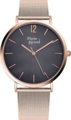 Zegarek Pierre Ricaud Zegarek męski Pierre Ricaud P91078.91R7Q różowe złoto. Czerwone zegarki męskie Pierre Ricaud, bez wzorów, złote. Za 349.00 zł.
