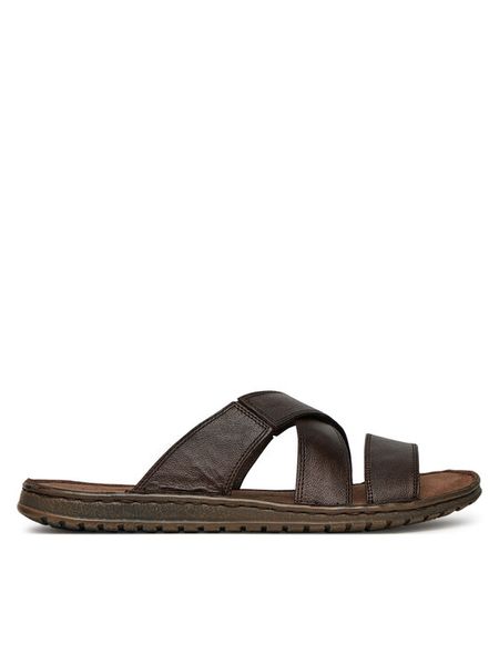 Lasocki Klapki BLOMEN-05 MI25 Brązowy. Brązowe klapki męskie Lasocki, bez wzorów, ze skóry, bez zapięcia. Za 129.99 zł.