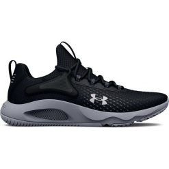 Obuwie Sportowe Męskie Under Armour HOVR™ Rise 4 Czarny. Czarne buty sportowe męskie Under Armour, bez wzorów, z gumy, bez zapięcia, do biegania. Za 431.00 zł.