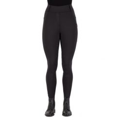 Damskie legginsy jeździeckie z pełną przyczepnością Imperial Riding Tamara. Niebieskie legginsy damskie IMPERIAL RIDING, z aplikacjami, z materiału. Za 408.80 zł.