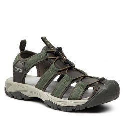 Sandały CMP. Zielone buty zimowe męskie CMP, bez wzorów, sportowe, bez zapięcia. Za 189.99 zł.