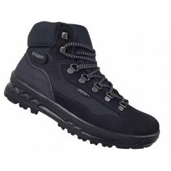 Buty trekkingowe męskie Grisport Nero Scamosciato. Niebieskie buty zimowe męskie Grisport, bez wzorów, z gumy, za kostkę, bez obcasa, bez zapięcia. Za 279.99 zł.