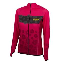 Bluza damska do biegania rozpinana EXTREME HOBBY FLOWERS. Czerwone bluzy damskie EXTREME HOBBY, na jesień, xl, bez wzorów, z elastanu, sportowe, bez ramiączek, bez kaptura. Za 219.00 zł.