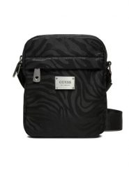 Guess Saszetka HMVEZJ P5193 Czarny. Czarne torby na ramię męskie Guess, z materiału. Za 169.99 zł.