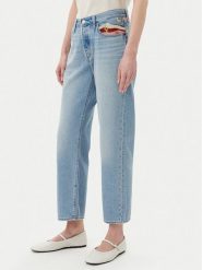 Levi's® Jeansy 501® 90's A9150-0008 Niebieski Loose Fit. Niebieskie jeansy damskie bez wzorów, z bawełny. Za 409.99 zł.