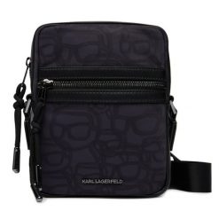 Saszetka KARL LAGERFELD. Czarne torby na ramię męskie KARL LAGERFELD, małe. Za 649.99 zł.