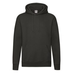 Męska Bluza Z Kapturem Premium. Brązowe bluzy męskie fruit of the loom, m, bez wzorów, bez ramiączek, z kapturem. Za 112.99 zł.