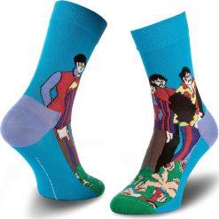 Skarpety Wysokie Unisex HAPPY SOCKS - BEA01-7000 Kolorowy. Skarpetki damskie Happy Socks, bez wzorów, z bawełny. Za 39.90 zł.