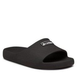 Klapki Rider. Czarne klapki damskie Rider, bez wzorów, sportowe, bez obcasa, bez zapięcia. Za 109.99 zł.