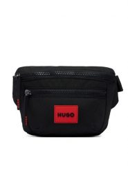 HUGO Nerka 50568248 Czarny. Czarne saszetki i nerki męskie Hugo, bez wzorów, z materiału. Za 384.99 zł.