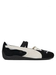 Puma Baleriny Speedcat Ballet SD 401287 06 Czarny. Czarne balerinki damskie Puma, bez wzorów, ze skóry, bez obcasa, bez zapięcia. Za 398.99 zł.