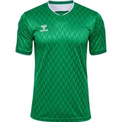 Koszulka Hummel Legend. Zielone bluzki damskie Hummel, bez wzorów, sportowe, bez kołnierzyka, bez ramiączek. Za 203.50 zł.