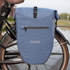 Lynx Hayes pojedyncza torba rowerowa 29L wodoodporna niebieska. Niebieskie torby na ramię męskie Lynx, z materiału, na ramię. Za 273.85 zł.