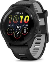 Zegarek sportowy Garmin Forerunner 265 Czarno-szary (010-02810-10). Czarne zegarki sportowe Garmin, bez wzorów. Za 1,984.99 zł.