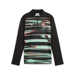Młodzieżowa bluza przedmeczowa z zamkiem 1/4 Portugalia PUMA Black White. Biała bluzy damskie Puma, m, bez wzorów, młodzieżowe, bez ramiączek, bez kaptura. Za 379.00 zł.