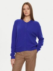 American Vintage Kardigan Damsville DAM19EH24 Niebieski Loose Fit. Niebieskie kardigany damskie American Vintage, s, bez wzorów, z syntetyku, vintage, bez kołnierzyka. Za 309.99 zł.