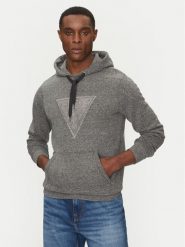 Guess Bluza M5RQ07 KCLK2 Szary Regular Fit. Szare bluzy męskie Guess, m, z aplikacjami, z syntetyku, bez ramiączek, bez kaptura. Za 309.99 zł.