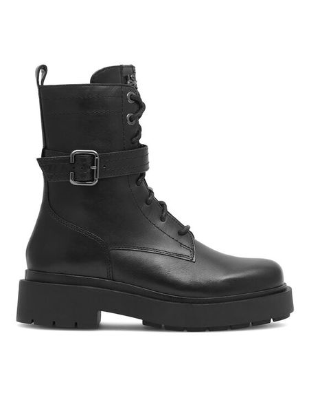 Lasocki Trapery RST-648-01 Czarny. Czarne trapery damskie Lasocki, ze skóry, bez zapięcia. Za 299.99 zł.