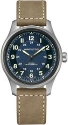Zegarek Hamilton Męski automatyczny 42 mm Khaki Field (H70545540). Brązowe zegarki męskie Hamilton, bez wzorów. Za 4,933.99 zł.