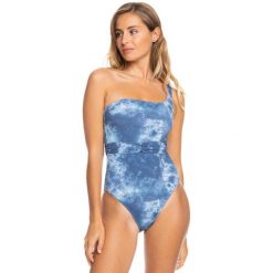 Strój kapielowy damski Roxy Long Weekend jednoczęściowy. Niebieskie stroje kąpielowe damskie Roxy, s, bez wzorów, z elastanu. Za 155.00 zł.