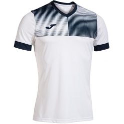 Koszulka sportowa treningowa piłkarska męska Joma Eco Supernova szybkoschnąca. Białe koszulki sportowe męskie Joma, m, bez wzorów, z meshu, bez ramiączek, na fitness i siłownię. W wyprzedaży za 135.25 zł.