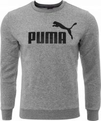 Puma Bluza męska Puma ESS Big Logo Crew FL szara 586678 03 L. Szare bluzy męskie Puma, l, bez wzorów, bez ramiączek, bez kaptura. Za 182.84 zł.