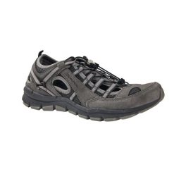 Sandały turystyczne męskie Quechua NH500 Fresh. Szare sandały męskie QUECHUA, na lato, bez wzorów, z bawełny, sportowe, bez zapięcia. Za 199.99 zł.