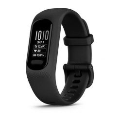 Zegarek silikonowy Garmin vívosmart 5 L 20 mm. Czarne zegarki męskie Garmin, bez wzorów. Za 644.00 zł.