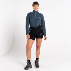 Melodic Pro damskie szorty. Czarne szorty damskie Dare 2B, bez wzorów, z poliesteru, sportowe. W wyprzedaży za 200.80 zł.